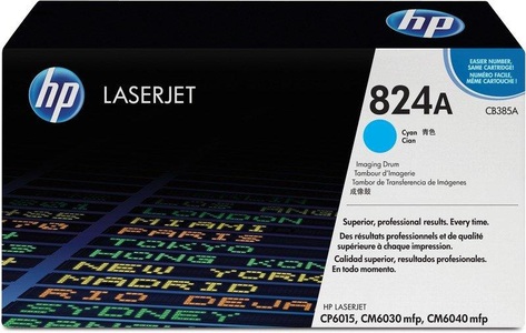 Hp, Original Drum Unit, cyan HP No. 824, CB385A, HP H824AC Toner cy - HP No. 824A C, CB385A für z.B. HP Color LaserJet CM 6030 F MFP, HP Color LaserJet CM 6030 MFP, HP Color LaserJet CP 6000