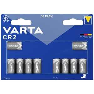 Varta, Varta Electronics CR2 Fotobatterie CR 2 Lithium 880 mAh 3 V 10 St., Varta Batterie CR2 10 Stück