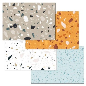 Trendform, Papiertischset Terrazzo, trendform - Papiertischset TERRAZZO 4 Sujets à 12 Blatt, One Size, Multicolor