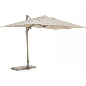 mutoni lifestyle, Garten Ampelschirm Saragozza sandfarben 200x300, Garten Ampelschirm Saragozza sandfarben 200x300