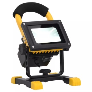 vidaXL, vidaXL LED-Strahler Wiederaufladbar mit Handgriff 30W Kaltweiß, vidaXL LED-Strahler Wiederaufladbar mit Handgriff 30W Kaltweiß