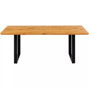 Kare Design, Tisch Symphony Eiche Schwarz 200x100, Tisch Symphony Eiche Schwarz 200x100