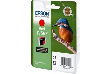Epson, Original Tintenpatrone rot Epson T159740, Epson Tintenpatrone, rot, C13T159740, (17ml)