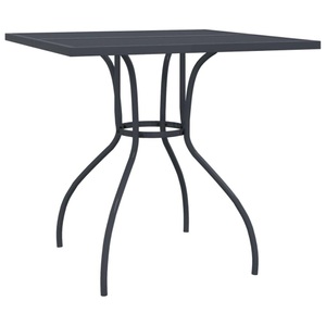 vidaXL, vidaXL Gartentisch Anthrazit 80x80x72,5 cm Stahlgeflecht, vidaXL Gartentisch Anthrazit 80x80x72,5 cm Stahlgeflecht