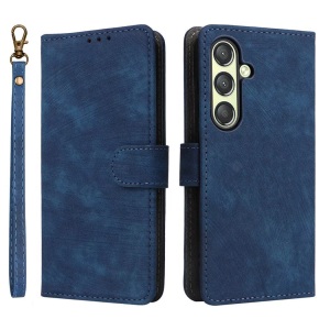 Cover-Discount, Cover-Discount - Galaxy S25 Ledertasche mit RFID Blocker, Blau