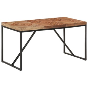 vidaXL, vidaXL Esstisch 140x70x76 cm Massivholz Akazie und Mango