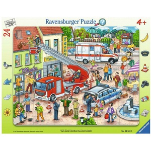 Ravensburger, Ravensburger Puzzle 110, 112-Eilt, Rahmenpuzzle Ravensburger 110, 112 - Eilt herbei! 24 Teile
