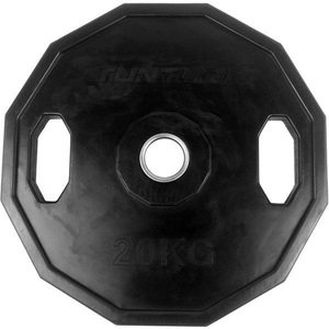 Tunturi, Tunturi - Gummierte 20 kg Hantelscheibe 50 mm Schwarz, 