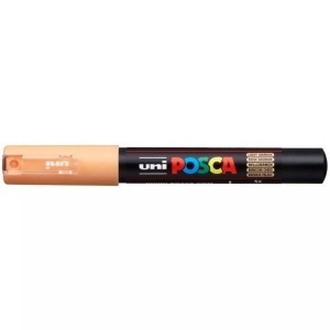uni-ball, UNI-BALL Posca Marker 7mm PC1M L.ORANG orange clair, uni-ball Posca Marker, 0.7mm, orange clair, PC1M L.ORANG