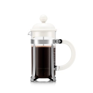 BODUM, Kaffeebereiter mit Kunststoffdeckel CAFFETTIERA 0.35 L Cremefarben Kaffeebereiter mit Kunststoffdeckel CAFFETTIERA 0.35 L Cremefarben, 