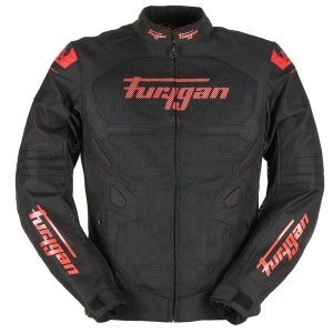 Furygan, Furygan - motorradjacke atom evo, L, Schwarz / Rot, Furygan - motorradjacke atom evo, L, Schwarz / Rot