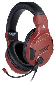 BIG BEN, BIG BEN PS4 V3 - Gaming Headset (Rot/Schwarz), 