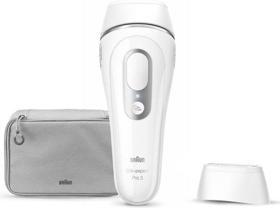 Braun, Braun IPL-Haarentferner »Silk-Expert«, Braun Silk-expert Pro 3 PL 3020 Haarentfernung IPL ? IPL Gerät/IPL Haarentfernung ? Weiss / Silber