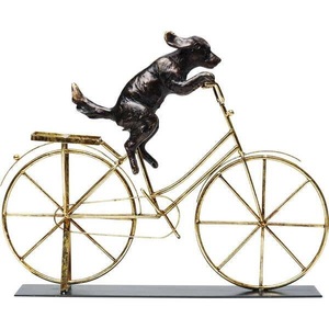 Kare Design, Deko Objekt Dog With Bicycle, Deko Objekt Dog With Bicycle