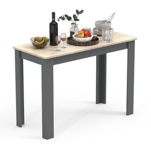 VCM, Holz Esstisch Küchentisch Tisch Esal 110 x 50 cm Holz Esstisch Küchentisch Tisch Esal 110 x 50 cm, VCM - Holz Esstisch Küchentisch Tisch Esal 110 x 50 cm, 110cm, Anthrazit / Honig-Eiche
