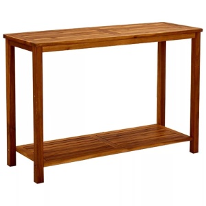 vidaXL, vidaXL Garten Konsolentisch 110x40x75 cm Massivholz Akazie, vidaXL Garten Konsolentisch 110x40x75 cm Massivholz Akazie