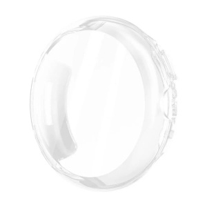 Cover-Discount, Cover-Discount - Google Pixel Watch 3 45mm Gummi Schutz Case Metall-Look, Transparent,