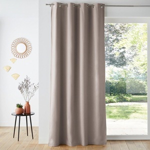 LA REDOUTE INTERIEURS, Blickdichter Vorhang Taïma Unisex Grau 145x260 cm, 