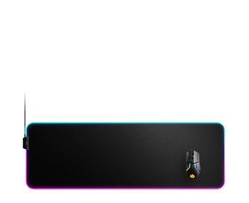Steelseries, Steelseries QcK Prism Cloth XL Gaming-Mauspad Beleuchtet Schwarz, RGB, Steel Series Gaming-Mausmatte Qck Prism Cloth XL Schwarz