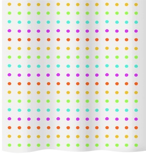 Diaqua, diaqua Duschvorhang Point, Diaqua - Duschvorhang Textil Point, 180X240CM, Multicolor