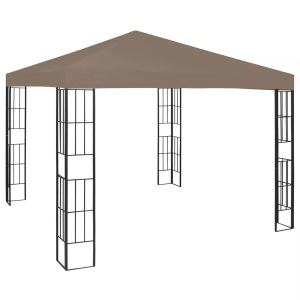 vidaXL, vidaXL Pavillon 3x3 m Taupe