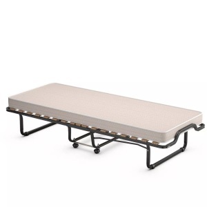 Northio, Northio - 80 x 200 cm Klappbares Gästebett Faltbares Faltbett mit Matratze aus Rückstellschaum Beige hergestellt in Italien Herkunft: Italien, 80X190CM, Northio - 80 x 200 cm Klappbares Gästebett Faltbares Faltbett mit Matratze aus Rückstellschaum Beige hergestellt in Italien Herkunft: Italien, 80X190CM