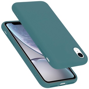 Cadorabo, Hülle für Apple iPhone XR TPU Silikon Liquid, Cadorabo - Hülle für Apple iPhone XR TPU Silikon Liquid, Grün