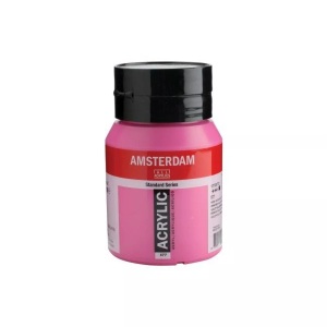Amsterdam, AMSTERDAM ACRYL 500ML P.ROTVIOL.HL, Talens Acrylfarbe Amsterdam, perm. Rotviolett, 17725772, (500ml)