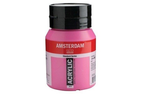 Amsterdam, AMSTERDAM ACRYL 500ML P.ROTVIOL.HL, Talens Acrylfarbe Amsterdam, perm. Rotviolett, 17725772, (500ml)