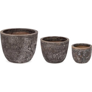 mutoni lifestyle, Pflanzentopf Duyen rusty (3er-Set), Pflanzentopf Duyen rusty (3er-Set)