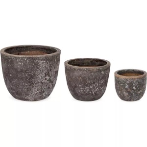 mutoni lifestyle, Pflanzentopf Duyen rusty (3er-Set), Pflanzentopf Duyen rusty (3er-Set)