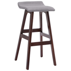 Behringer, Barstuhl Taupe Stoff, vidaXL Barhocker Taupe Stoff