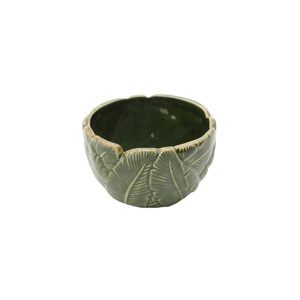 Lyor, Keramik-Schale mit Bananenblättern Keramik-Schale mit Bananenblättern, Lyor - Keramik-Schale mit Bananenblättern, One Size, Grün
