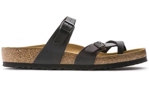 Birkenstock, Pantolette Mayari Birkenstock schwarz Größe: 38, 
