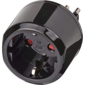 Brennenstuhl, Brennenstuhl 1508470 Reiseadapter, Brennenstuhl 1508470 Reiseadapter Brennenstuhl 1508470, Universal, Drinnen, 250 V, Schwarz, 10 A