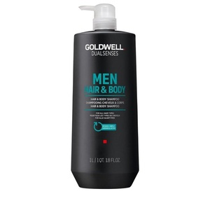 Goldwell, Goldwell For Men Hair & Body Shampoo 1000ml, Goldwell Dualsenses Men Hair & Body Shampoo 1000 ml