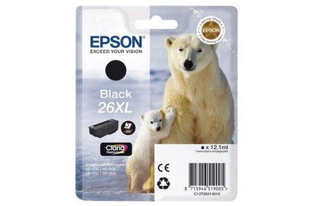 Epson, Epson T262140 HY black Tintenpatrone, Epson Tintenpatrone, schwarz, T262140, (500 Seiten)