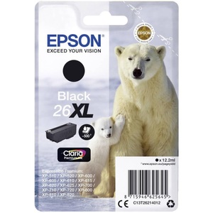 Epson, Epson T262140 HY black Tintenpatrone, Epson Tintenpatrone, schwarz, T262140, (500 Seiten)