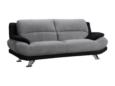 Vente-unique, Sofa 3Sitzer Microfaser MUSKO Sofa 3Sitzer Microfaser MUSKO
