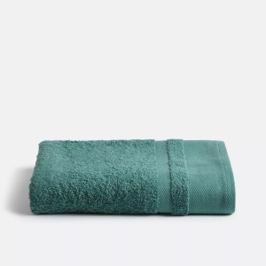 LA REDOUTE INTERIEURS, Badetuch Kheops Badetuch Kheops, La Redoute Intérieurs - Badetuch aus ägyptischer Baumwolle 600g/m2, 70x140 cm, Smaragdgrün
