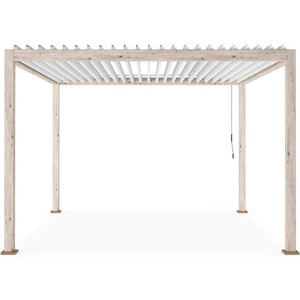 mutoni lifestyle, Gartenpavillon Ocean Rustik weiss 360x360, Gartenpavillon Ocean Rustik weiss 360x360