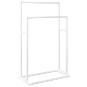 vidaXL, vidaXL Handtuchständer Weiß 48x24x78,5 cm Eisen, vidaXL Handtuchständer Weiß 48x24x78,5 cm Eisen