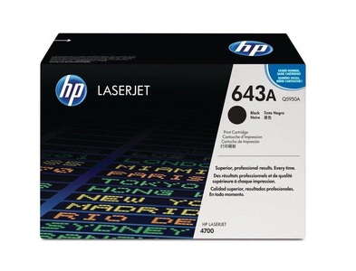Hp, HP schwarz Toner, Hewlett Packard Toner, schwarz, No.643A, Q5950A, (11'000 Seiten)