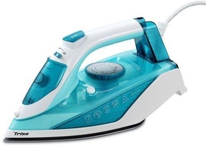 Trisa Electronics, Trisa Electronics Comfort Steam i5714 türkis Dampfbügeleisen, Trisa - Bügeleisen Comfort Steam i5714 2200 W Türkis, Türkisblau
