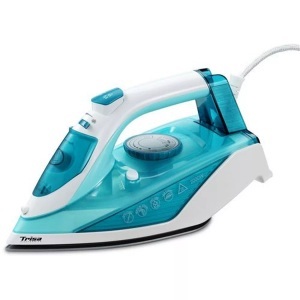 Trisa Electronics, Trisa Electronics Comfort Steam i5714 türkis Dampfbügeleisen, Trisa - Bügeleisen Comfort Steam i5714 2200 W Türkis, Türkisblau