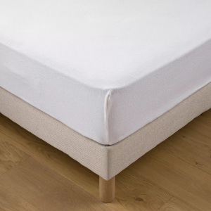 LA REDOUTE INTERIEURS, Matratzenschoner, Molton mit Milbenschutz, La Redoute Intérieurs - Matratzenschonbezug aus Molton mit Milbenschutz, 90x200 cm, Weiss