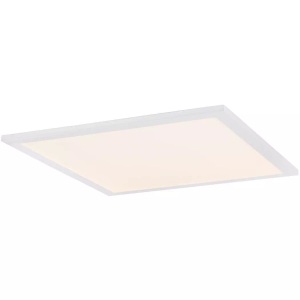 mutoni light, Deckenleuchte Rosi, Globo LED-DECKENLEUCHTE 30 W 45/45/5 cm , Rosi L: 45 CM Weiss , Opal, Weiss , Metall, Kunststoff , 45x5 cm , 004558302601