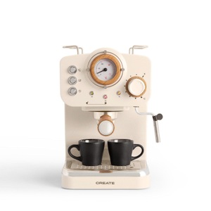 Create, Kaffeemaschine THERA MATT RETRO Kaffeemaschine THERA MATT RETRO, CREATE Thera Matt Retro crema Halbautomatische Kaffeemaschine ? Siebträgermaschine/Espressomaschine