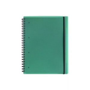 Kolma, KOLMA Notizbuch Easy A4 06.550.01 grün, Kolma Notizheft Easy A4, Kariert, Grün