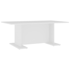 vidaXL, vidaXL Couchtisch Weiß 103,5x60x40 cm Spanplatte